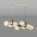 Loft Industry Modern - Space Balls Line Chandelier